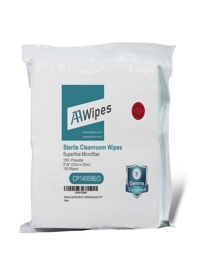 AAWipes Cleanroom Wipes Sterile Lint Free Cloths 9"x9" 140GSM CP140GM - Image 1